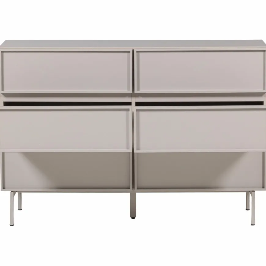 Woood Tours Ladekast 6 Lades Melamine/Mdf Zand