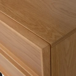 Woood Tours Ladekast/Nachtkastje 2 Lades Melamine/Mdf Naturel