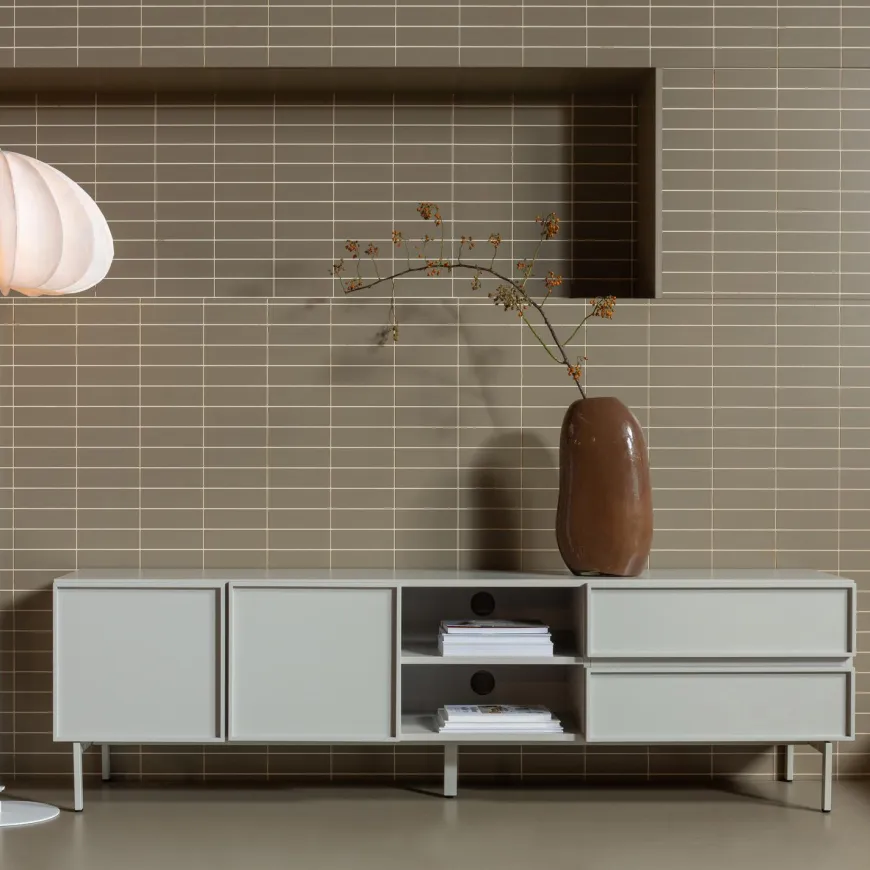 Woood Tours Tv Meubel 180 Cm Melamine/Mdf Zand