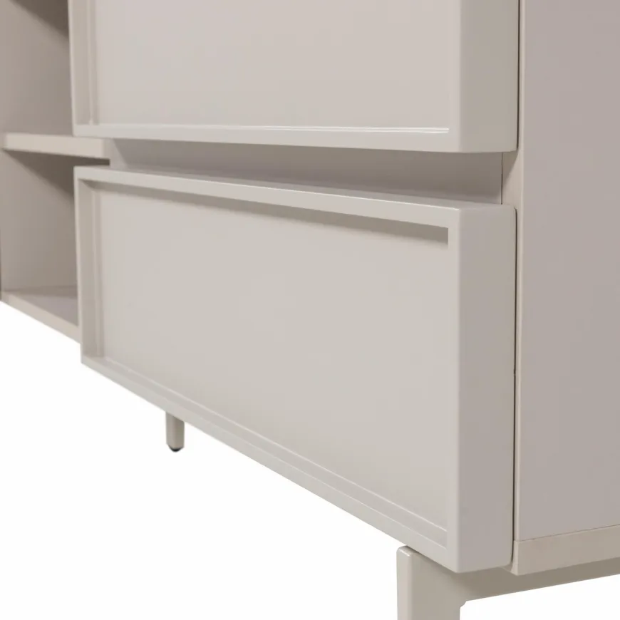 Woood Tours Tv Meubel 180 Cm Melamine/Mdf Zand