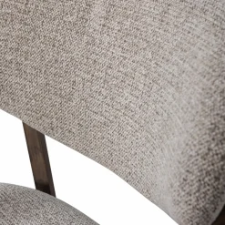 Woood Udar fauteuil met houten frame donkerbruin