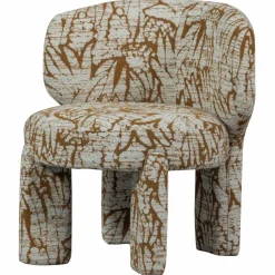 Woood Upke fauteuil met dessin naturel/bruin