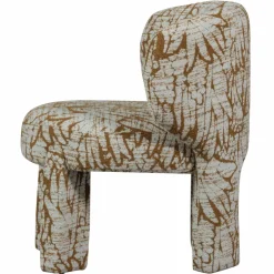 Woood Upke fauteuil met dessin naturel/bruin