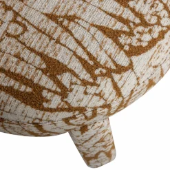 Woood Upke fauteuil met dessin naturel/bruin