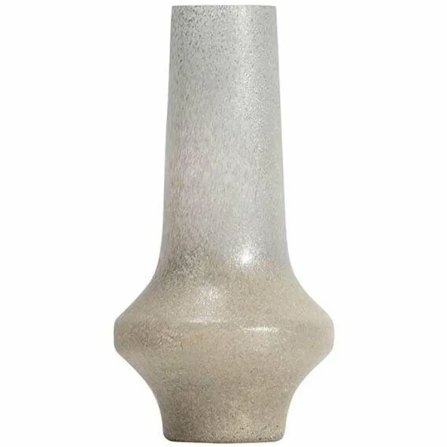 Woood Vaas Mid Century Glas jade groen - 2 maten