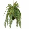 Woood Varen hangende kunstplant groen 58cm