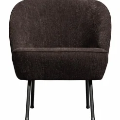 Woood Vogue fauteuil 3d chenille donkerbruin