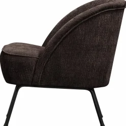 Woood Vogue fauteuil 3d chenille donkerbruin