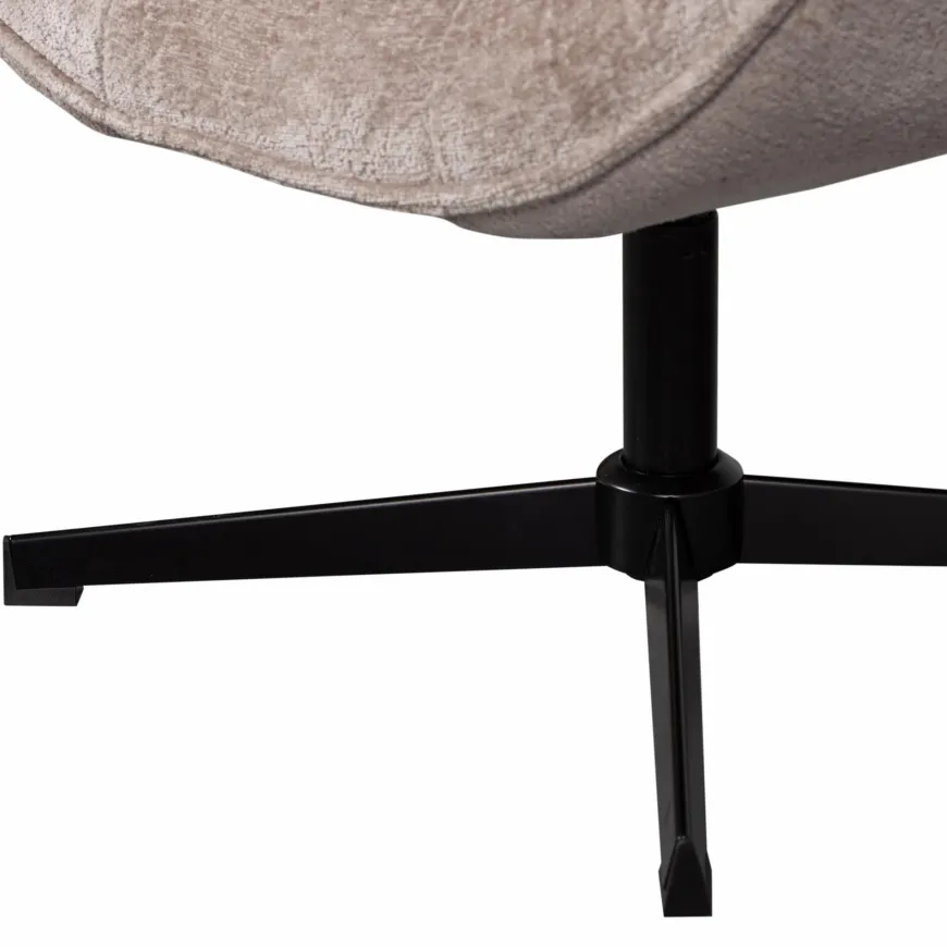 Woood Wibo draaifauteuil taupe
