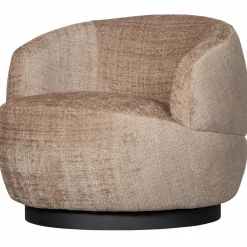 Woood Woolly draaifauteuil chenille zand