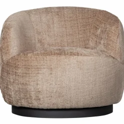 Woood Woolly draaifauteuil chenille zand