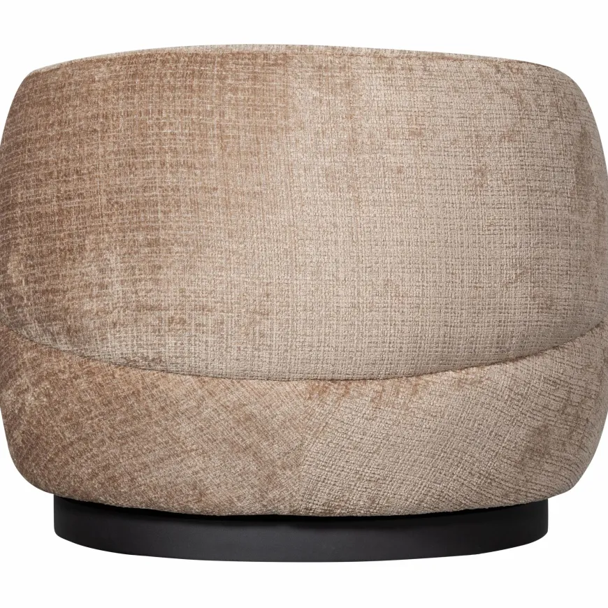 Woood Woolly draaifauteuil chenille zand