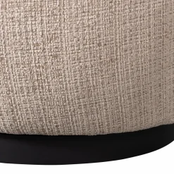 Woood Woolly draaifauteuil chenille zand