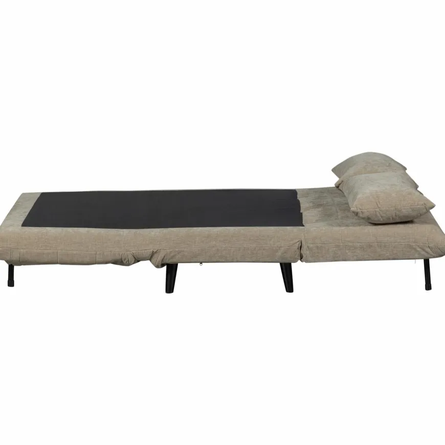 Woood Xem 1-persoons slaapbank velvet naturel