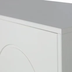Woood Xina lage kast grenen wolkengrijs [fsc]