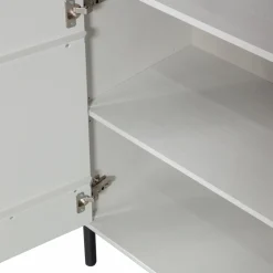 Woood Xina lage kast grenen wolkengrijs [fsc]