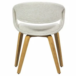 Woood Yossi eetkamerstoel naturel met houten poot naturel