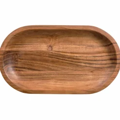 Woood YUKI serveerplank ovaal acacia hout naturel