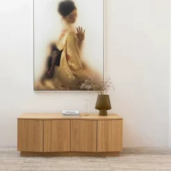 Woood ZUMA TV meubel 133CM eiken transparant [fsc]